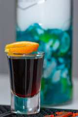 cocktails shooter, shot at wedding reception