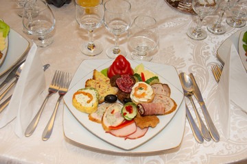 Cold appetizer wedding in Romania,aperitif,Aperitiv rece