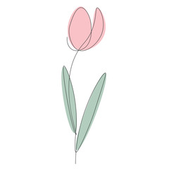 Spring flower icon vector illustration