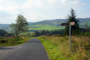 At the beginning of the tourist route.Ireland.
