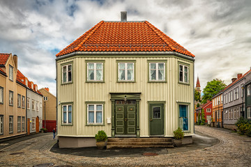 Trondheim Bakklandet Street Junction House