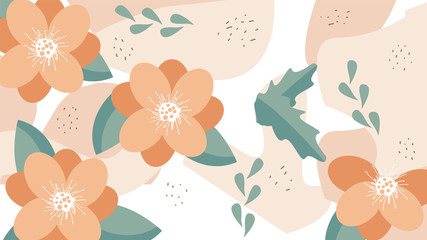 A Light Floral pattern background