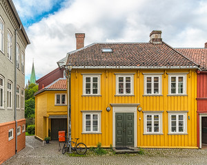 Trondheim Bakklandet Street