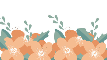 A Light Floral pattern background