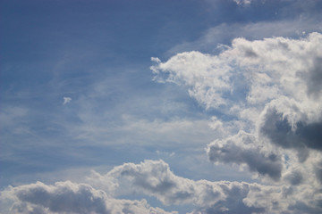 Fototapeta na wymiar Wolken-Himmel