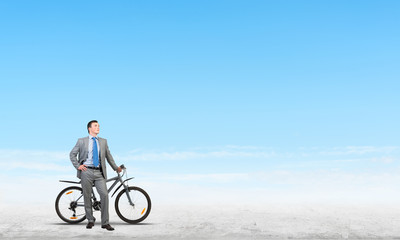 Fototapeta premium Office manager man wearing business suit