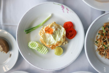 fried rice or stir-fried rice with fried egg