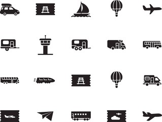 holiday vector icon set such as: cruise, luggage, track, yachting, front, steel, bullet, yacht, wing, marine, ship, industry, art, carriage, subway, sail, architecture, circle, metal, suitcase