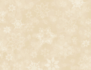 vector illustration of snowflake winter background, christmas background