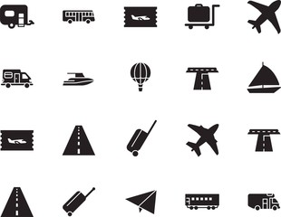 holiday vector icon set such as: wing, mobile, modern, hotel, bus, steel, basket, wagon, rail, trolley, express, toy, train, view, sail, railroad, nautical, track, circle, fun, carriage, mail, vessel