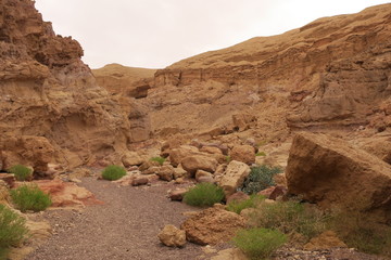 The Red canyon in Israel near Eilat