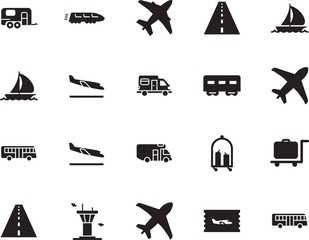 holiday vector icon set such as: tower, steel, fast, metro, pictogram, carriage, camp, controller, building, control, grey, architecture, departure, paper, station, terminal, pass, metal, locomotive
