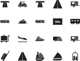 holiday vector icon set such as: fly, departure, airplane, traveler, box, access, steel, roof, icons, ticket, pass, destination, flight, arrivals, coupon, express, case, leisure, minimal, summer