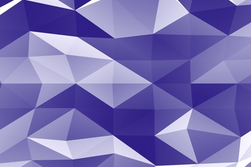 Blue light abstract geometric background with triangles