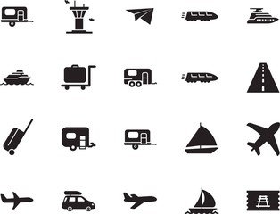 holiday vector icon set such as: logo, mail, sketch, family, box, access, template, shipping, life, pass, asphalt, action, street, briefcase, case, art, path, grey, automobile, activity, vessel
