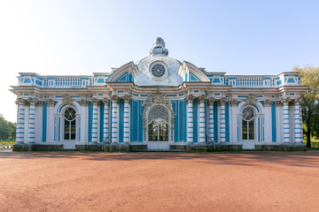 Grotto pavilion in Catherine park, Tsarskoe Selo (Pushkin), St. Petersburg, Russia