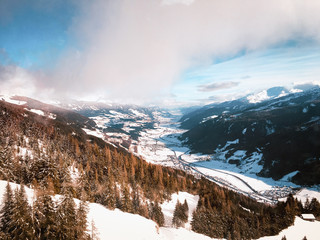 winter mountain landscape