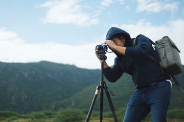 photographer at work