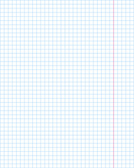 Paper. Pattern. Notebook sheet. One page. Vector illustration