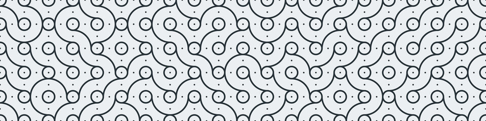 Truchet Random Pattern Generative Tile Art background illustration