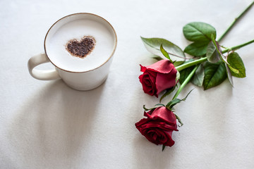 ハートのカプチーノ