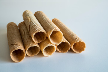 Vegters Rolletjes,  waffle. Typical treat on New Years Eve in The Netherlands