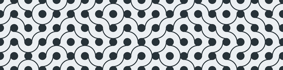 Truchet Random Pattern Generative Tile Art background illustration