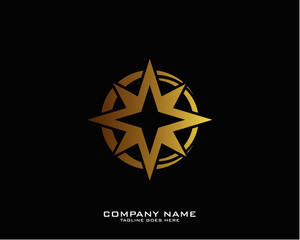 Creative Compass Concept Logo Design Template