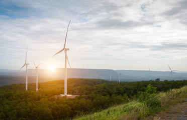 Clean energy from wind turbines