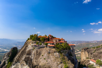 Fototapeta na wymiar Kloster von Meteora im Pindos Gebirge, Griechenland