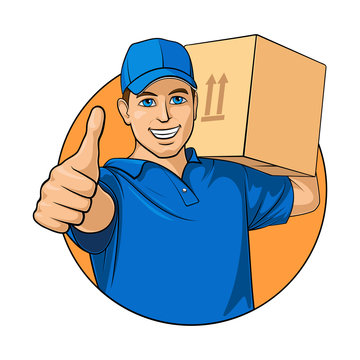 Delivery Man Cartoon Images – Browse 45,394 Stock Photos, Vectors, and  Video | Adobe Stock
