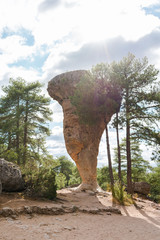 The "Ciudad Encantada" located in Cuenca, Spain