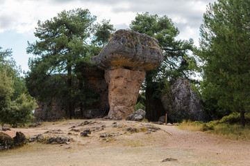 The "Ciudad Encantada" located in Cuenca, Spain