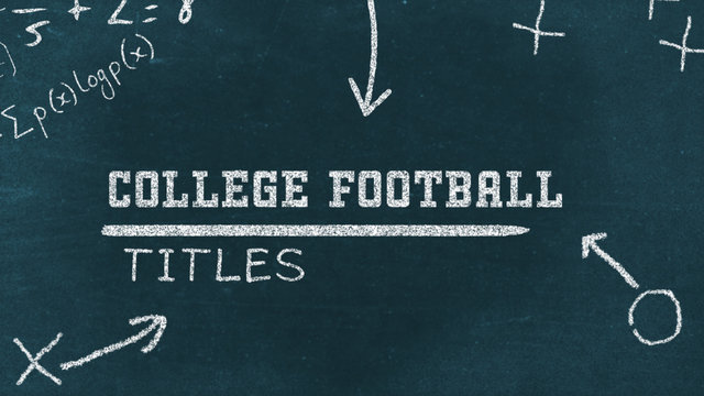 College Football Titles
