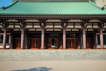 Landcape of Tochoji temple, Japanese old architecture in Fukuoka, Japan 