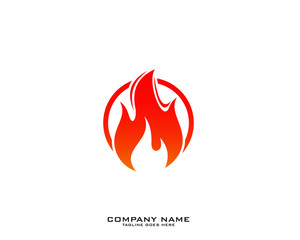 Fire flame Logo Template