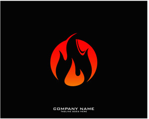 Fire flame Logo Template