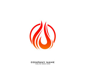 Fire flame Logo Template