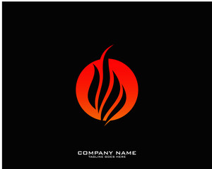 Fire flame Logo Template