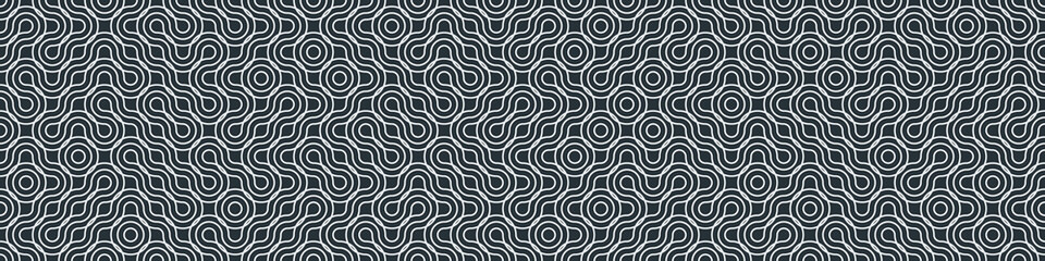 Truchet Random Pattern Generative Tile Art background illustration