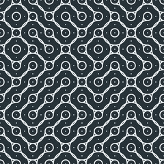 Truchet Random Pattern Generative Tile Art background illustration