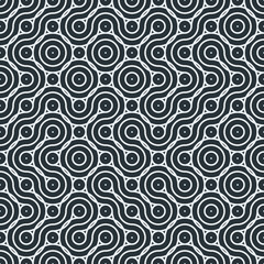 Truchet Random Pattern Generative Tile Art background illustration