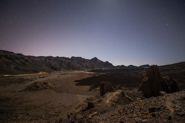 Strenenhimmel über dem Vulkanplateu des Teide © MG-Pictures