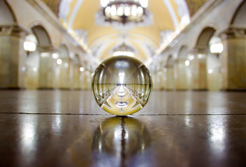 Beautiful Moscow metro stations in Moscow 