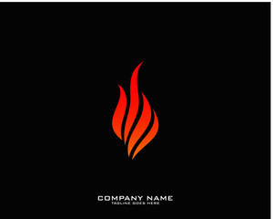 Fire flame Logo Template