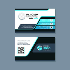 Business Card with trendy and modern design, simple and luxury for  your business cards
