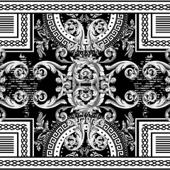 baroque greek style seamless pattern design