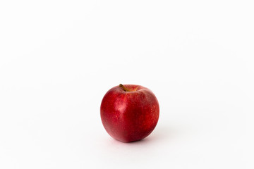 red apple isolated on white background