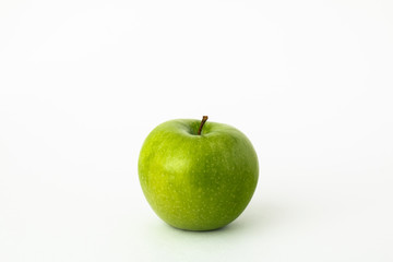 green apple isolated on white background