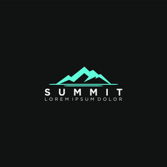 Modern Mountain logo design technology